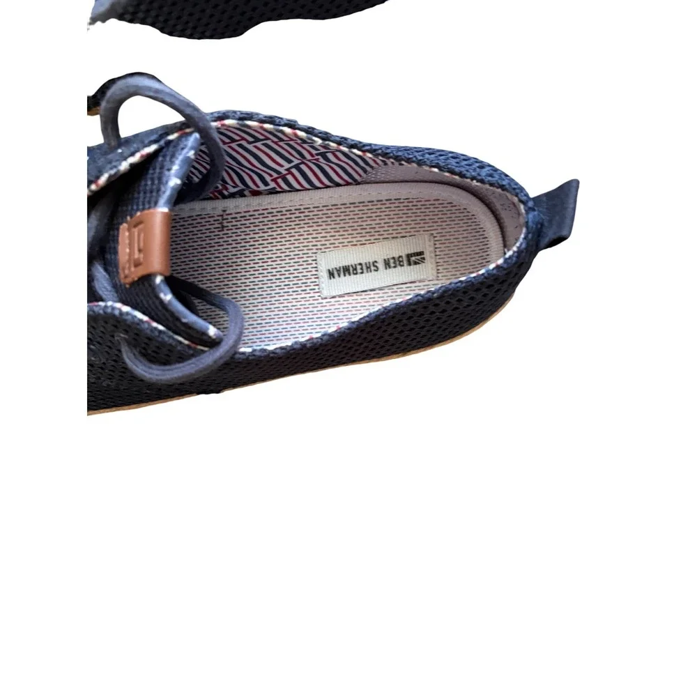 Ben Sherman Men's Navy Mesh Chukka Boots Espadrille Sole‎ Lace Up Size 13